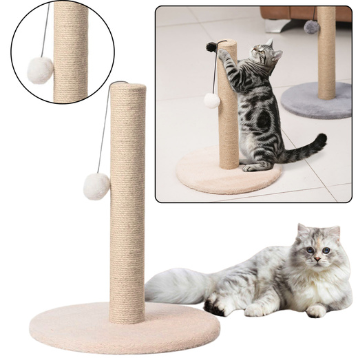 Cat Scratcher Scratching Post Tower 40 cm x 30 cm Beige