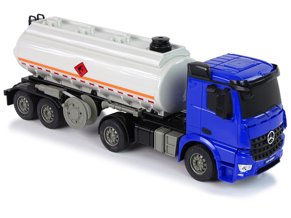 R/C Mercedes Arocs Blue tanker truck 1:26 Water