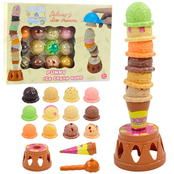 Ice Cream Tower Arcade-Spiel, bunte Knöpfe, 17 Stk.
