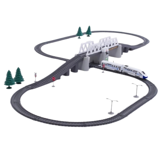 Electric Train Set Train Tracks Drawbridge 366cm
