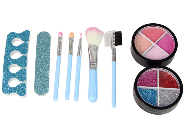 Make-up Kit Star Trunk Blue Glitter Glosses