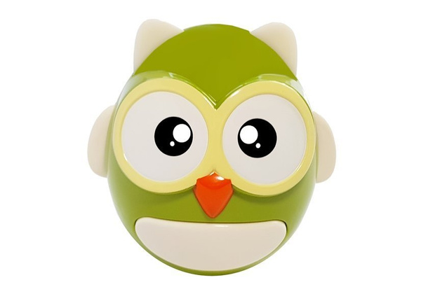 Teether for a child Green Owl