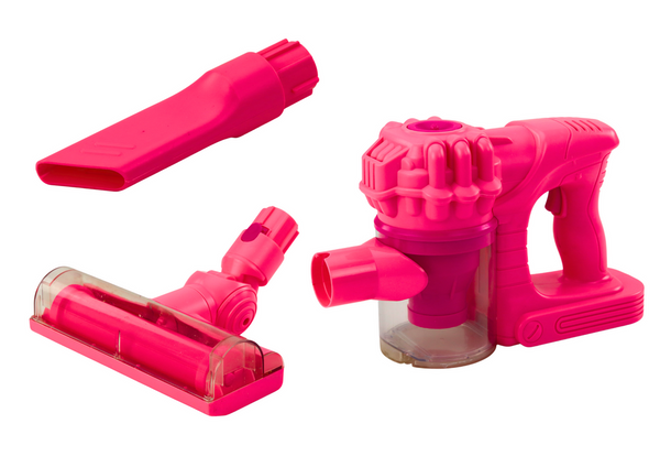 Upright Toy Vacuum Cleaner Lights Sounds Pink
