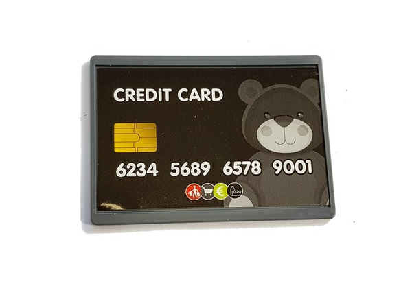 Children's cash register Blue with a basket