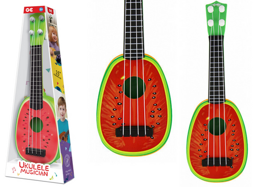 Children's Ukulele Mini Guitar 4 Strings Fruit Watermelon 15"