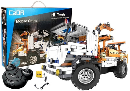 Tipper Truck Crane 2in1 Remote Controlled 2.4G Block 838 elements C51013W