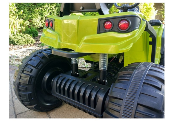 Elektro Quad BMD0906 für Kind Grün 2x45W Motoren 2,4G Ledersitz Quad EVA-Reifen