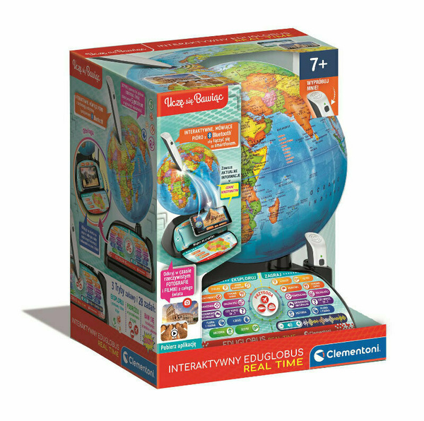 Interaktiver Eduglobus Exploreglobe Polnische Sprache Clementoni 50848