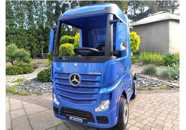 Electric Ride-On Car Mercedes Actros Blue Painted MP4