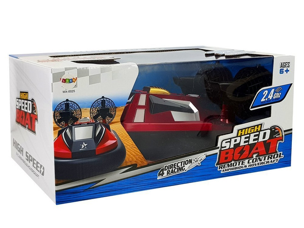Ferngesteuertes Hovercraft Boot 2.4G 20 km/h Rot