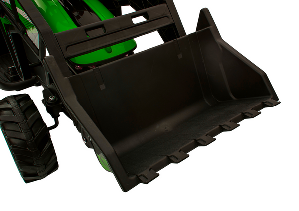 Batteriebetriebener Bagger mit Anhänger SX2068 Grün