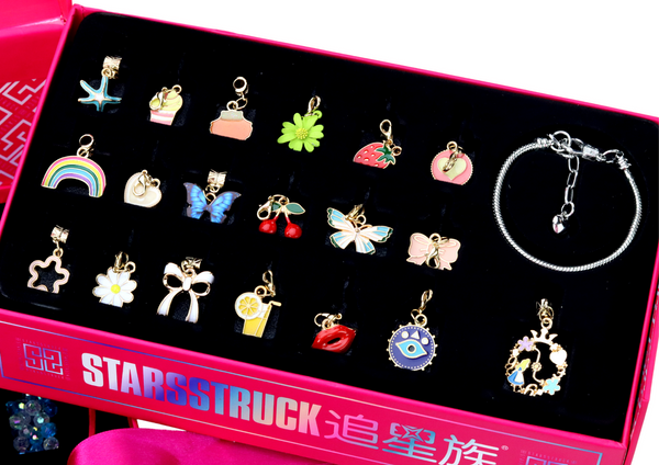 DIY Jewelry Making Set Beads Pendants Box 1267 pieces.