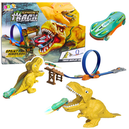 Car Track Catapult Launcher Dinosaur Set