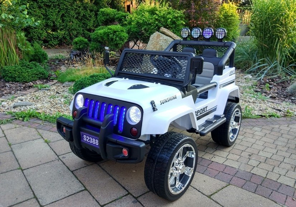 Ride on Car S2388 Jeep White 4x45W