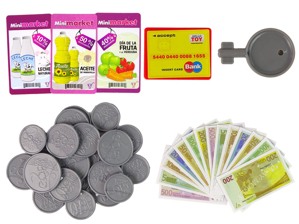 Registrierkasse mit Softtouch Bedienfeld Set für Kinder Spielzeug