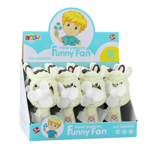 Mechanischer Handfächer mit Windrad für Kinder, Alpaka-Mix