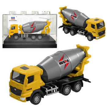 Metall-Betonmischer zum Sammeln, Modell Huina, Gelb, 1:80