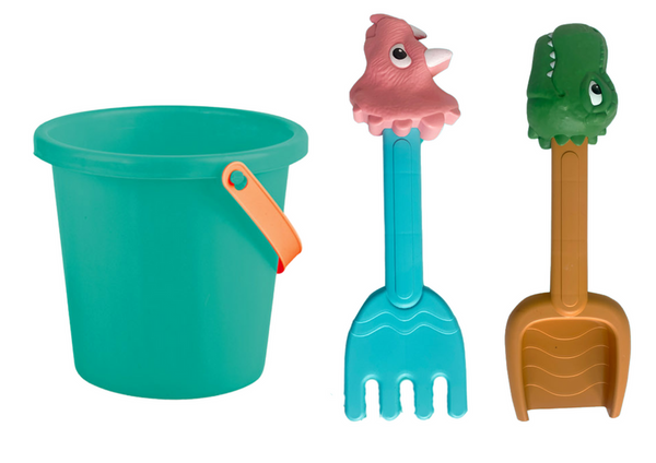 Sand Toy Set Dump Truck Bucket Molds Dinosaurs