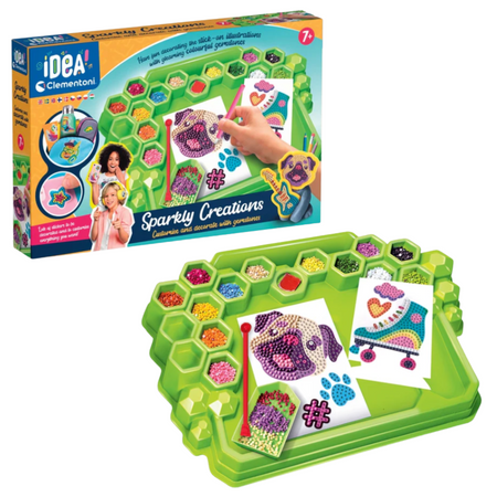 Idea Art Decoration Lab Gemstones Trendy 3D Stickers Clementoni 18742