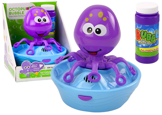 Purple Octopus Bubble Machine