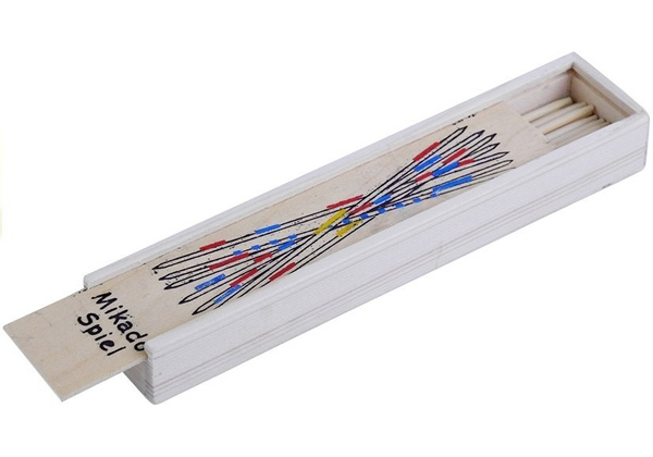 Mikado Wooden Pick-Up Sticks Game Play With Friends
