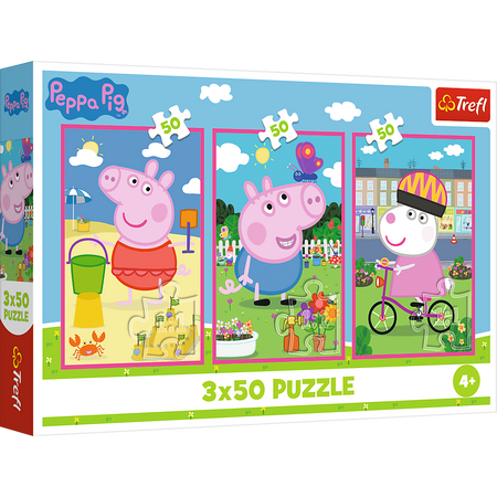 Puzzle - 3x50 - Die Macht der Freundschaft / Peppa PigMix 70% 34877