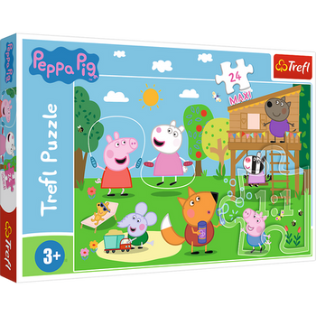 Puzzle - 24 Maxi - Spaß auf der Lichtung - Peppa Pig 14342
