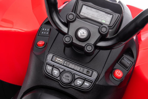 Elektrisches Ride-On-Quad CAN-AM Renegade Rot