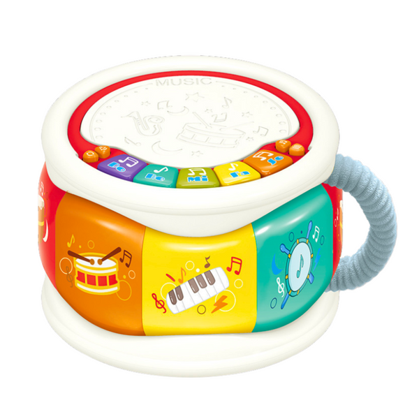 Large Interactive Educational Drum For Toddlers Colorful