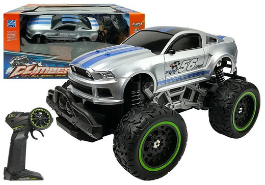 Remote controlled Car Off-road R/C Silver High Wheels