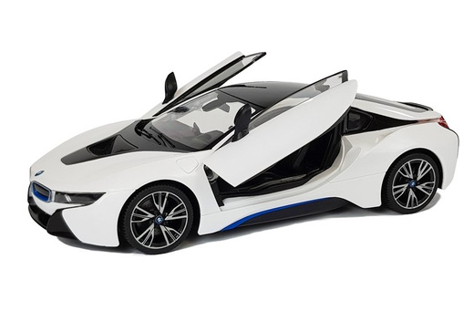 Car R/C BMW i8 Rastar 1:14 White Automatic Doors