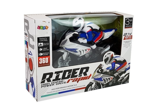 RC Motorcycle R / C 2.4G White