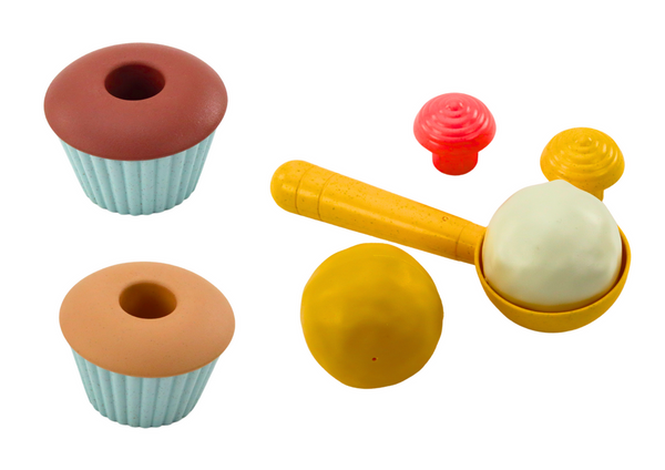 Sand Set Ice Cream Wafers Cupcakes Spoon 13 El