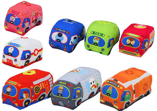 Set mit 9-teiligen Spielmatten für weiche Spielzeugautos