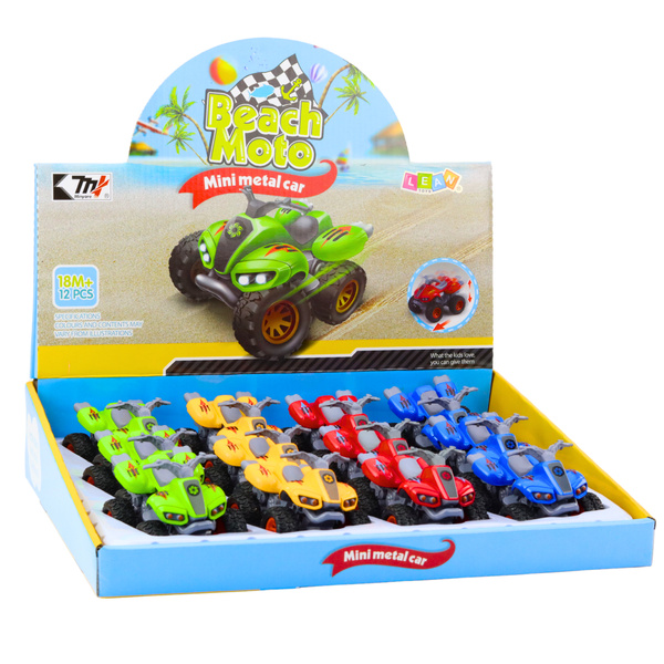 Quad Bike With Rubber Tires Metal Body Mix