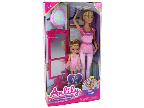 Anlily Mother and Child Ballerina Dolls