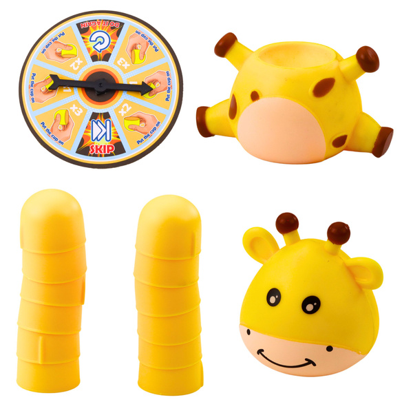 Geschicklichkeitsspiel Becheranordnung Giraffe Glücksrad