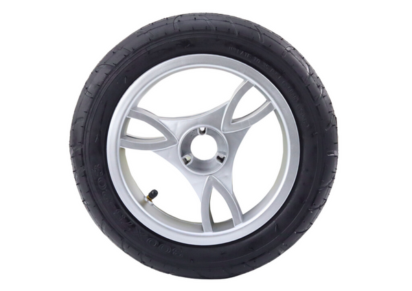 Plastic wheel with rubber tire (inflatable) PRO600 front