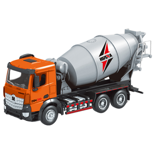 Betonmischer Baufahrzeug Metall Huina Orange 1:50