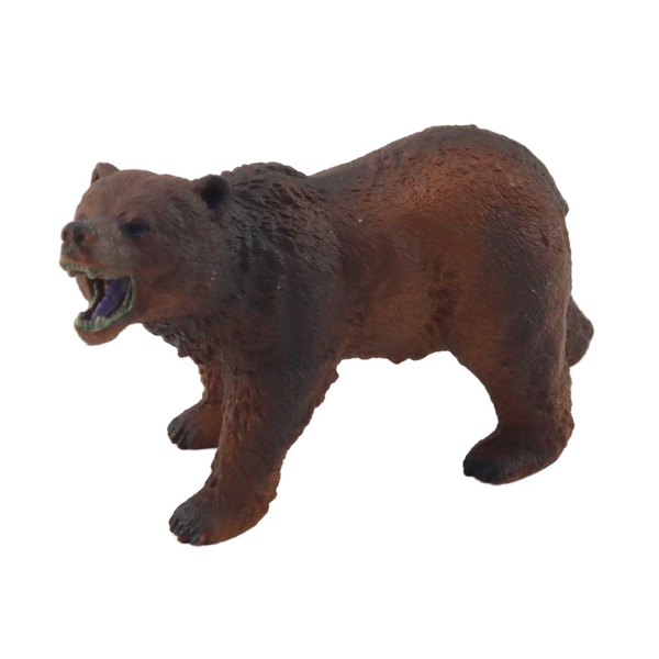 Set of 2 Figures Brown bear with cub Forest Animals series