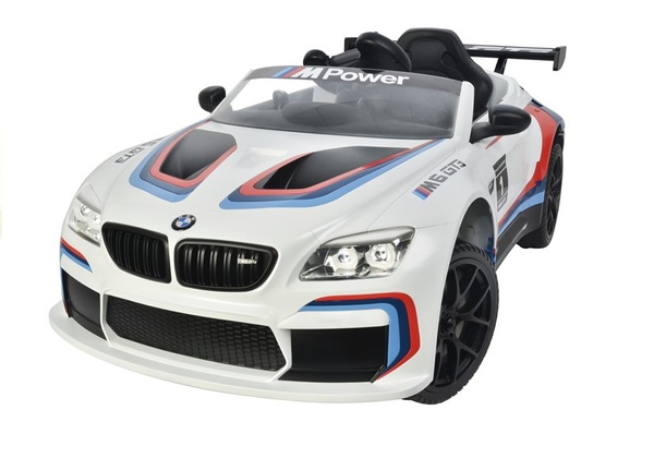 BMW M6 GT3 White - Electric Ride On The Car