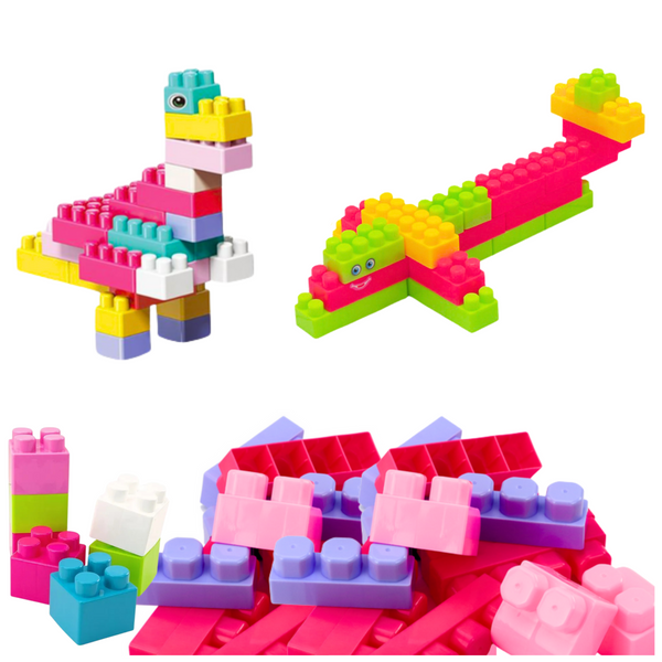 BUILDING BLOCKS IN EDUCATIONAL BOX 230 ELEMENTS