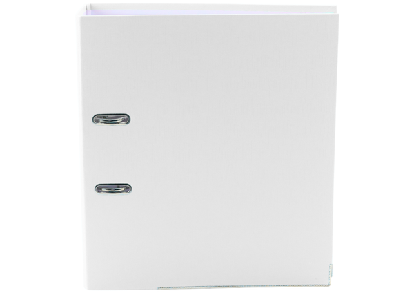A4 Document Binder/75mm Lever Mechanism White