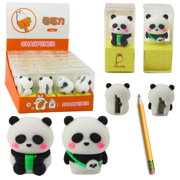 Sharpener for thin pencils, pencils, school, office, Panda