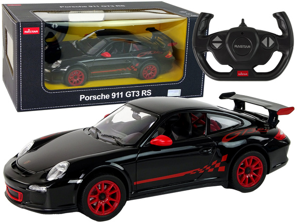 Auto R/C Porsche 911 GT3 RS 1:14 Rastar Schwarz