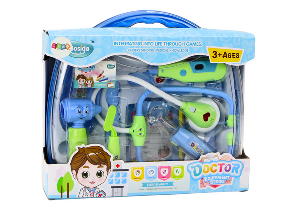 Little Doctor Medical Kit In Suitcase Lights Blue Sounds