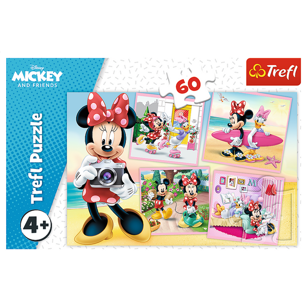 Puzzle - 60 - Urocza Minnie - Disney Minnie - Trefl 17360