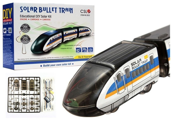 Solarzug Sonnenzug Solar Bullet Train DIY Spielzeug
