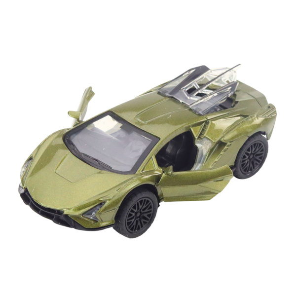 Metall-Sportwagen mit motorisierten Lichtern und Soundmix