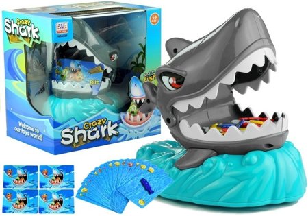 Gra Crazy Shark Rekin Rybki Karty Szalony Rekin